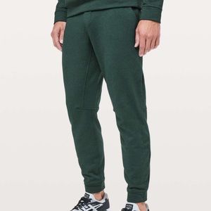 Lululemon City Sweat Jogger *Thermo 29" Heathered Royal Emerald Dark Green